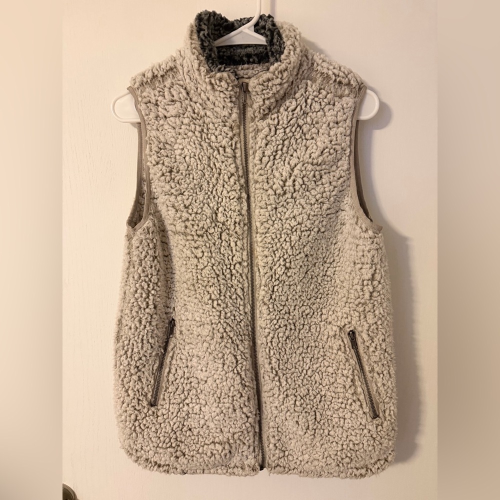 Thread & Supply Cream Teddy Vest